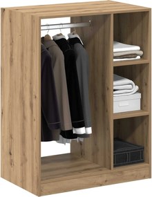 vidaXL Ντουλάπι με ράφι με αποθήκευση Artisan Oak 77 x 48 x 102 cm