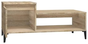 vidaXL Τραπεζάκι Σαλονιού Sonoma Δρυς 100x50x45 εκ. Επεξεργασμένο Ξύλο