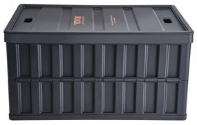 VEVOR Collapsible Storage Bins with Lids, 65L 3 Packs, Folding Plastic Stackable Utility Crates with Handles, Large Heavy Duty Containers for Clothes, Toys, Books, Snack, Shoes, and Grocery Organizing