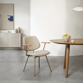 Sofia Dining Chair with Armrests Beige