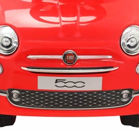 vidaXL Περπατούρα Fiat 500 Κόκκινη