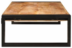 vidaXL Ράφι μπάνιου 100 x 50 x 23 εκ. Μασίφ ξύλο μάνγκο και σίδερο