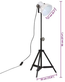 Φωτιστικό Δαπέδου 25 W Λευκό 35x35x65/95 εκ. Ε27 - Λευκό