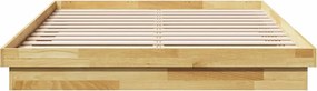 vidaXL Πλαίσιο κρεβατιού χωρίς στρώμα 150x200 cm μασίφ ξύλο δρυς