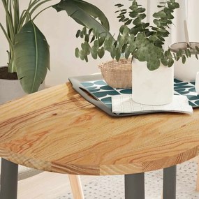 vidaXL Επιτραπέζια επιφάνεια Ανοιχτό Καφέ 100x50x2 εκ. Ξύλο Δρυός Οβάλ