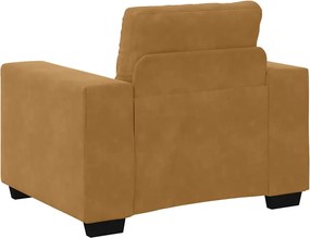 vidaXL Πολυθρόνα Καφέ Βελούδινη 100x78x80 εκ.
