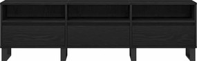vidaXL Ντουλάπι TV 150 x 30 x 44,5 εκ. Μαύρη Οξυά Επεξεργασμένο Ξύλο