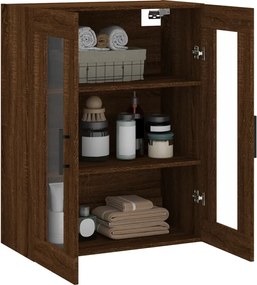 vidaXL Ντουλάπι Τοίχου Καφέ Δρυς 69,5 x 34 x 90 εκ.
