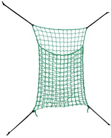 vidaXL Δίχτυα Σανού 2 Τεμ. Ορθογώνια Πράσινα 90 x 60 εκ. από PP