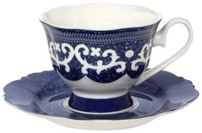Φλυτζάνι Τσαγιού Με Πιατάκι Blue Lagoon 28.922.16 200ml Cryspo Trio Porcelain