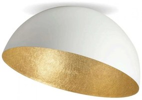 Φωτιστικό Οροφής - Πλαφονιέρα 23260 70x40cm 1xE27 40W White-Gold