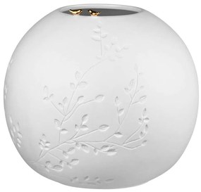 Βάζο Golden Birds LBTRD0012563 Φ25x22,5cm White-Gold Raeder Πορσελάνη