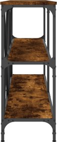 vidaXL Τραπέζι Κονσόλα Sonoma Δρυς 160x30x75 εκ. Επεξ. Ξύλο/Σίδηρος