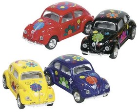 Goki αυτοκινητάκια μεταλλικά &quot;Beetle&quot; VW 6,5εκ. 4 χρώματα 12 τμχ.