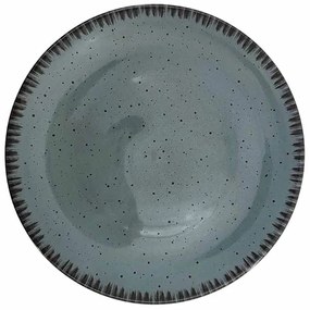 Πιάτο Ρηχό Πορσελάνης Uranus Μπλε 27cm