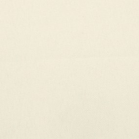 vidaXL Μαξιλάρι Πάγκου Κήπου Κρεμ Λευκό 150x50x7 εκ. Ύφασμα Oxford