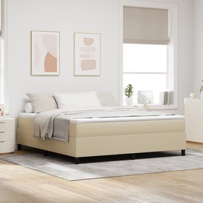 vidaXL Κρεβάτι Box Spring Ανοιχτό Πράσινο Γκρι Σούπερ Κινγκ Από Κορδέλα