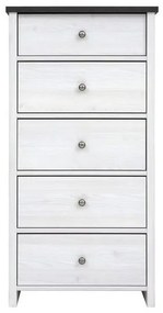 Σιφονιέρα Boston S106, Sibu πεύκο, Με συρτάρια, 116x59x40cm