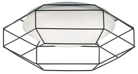 Φωτιστικό Οροφής - Πλαφονιέρα Monte 4227400 Black Viokef Metal, Plastic