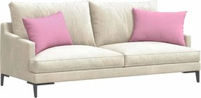 vidaXL Μαξιλάρι Καναπέ 2 pcs Ροζ 60 x 40 cm ύφασμα
