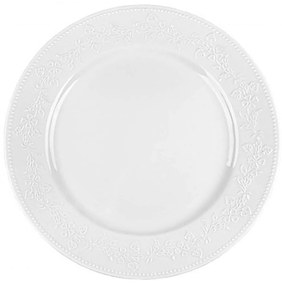 Πιάτο Ρηχό Kea PRPW350001 Φ27cm White Oriana Ferelli® Πορσελάνη