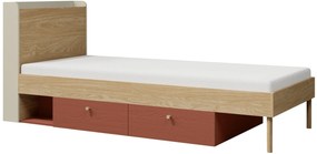 Παιδικό κρεβάτι Yuki-Korali - 94.00Χ217.00Χ93.00cm