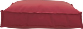 vidaXL Μαξιλάρι Κόκκινο 70 x 70 x 12 cm Ύφασμα Όξφορντ