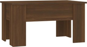 vidaXL Τραπεζάκι Σαλονιού Καφέ Δρυς 79x49x41 εκ. Επεξεργασμένο Ξύλο