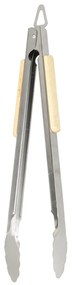 Τσιμπίδα ψησίματος BBQ με ξύλινη λαβή - 37cm