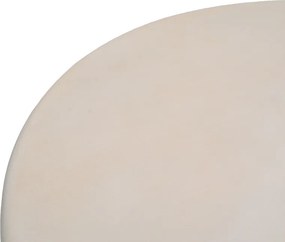 Τραπέζι Cocedo pakoworld MGO κρέμ Φ120x76εκ