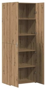 vidaXL Highboard artisan δρυς 70 x 42.5 x 185 εκ Επεξεργασμένο ξύλο