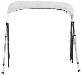 vidaXL Τέντα Σκάφους με 3 Αψίδες Τοιχώματα 183x(185-198)x137 εκ.