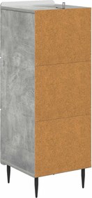 vidaXL Ντουλάπι με Συρτάρια 33 x 34,5 x 92 εκ. Επεξεργασμένο Ξύλο