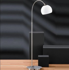 Επιδαπέδιο Φωτιστικό F&amp;H Bow-Nikel Mat