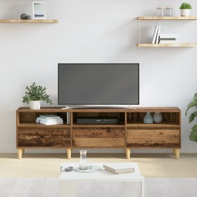 vidaXL Ντουλάπι TV Παλιό ξύλο 150 x 30 x 44.5 εκ. Επεξεργασμένο ξύλο