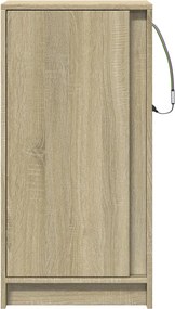 vidaXL Ντουλάπι με Φώτα LED Sonoma Δρυς 42,5x34x85 εκ. Επεξ. Ξύλο