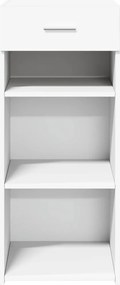 vidaXL Συρταριέρα Λευκή 40x42,5x93 εκ. από Επεξεργασμένο Ξύλο