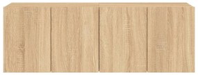 vidaXL Ντουλάπια Τοίχου Τηλεόρασης 2 Τεμ. Sonoma Δρυς 60 x 30 x 41 εκ.