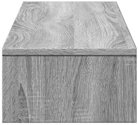 vidaXL Βάση Οθόνης με Συρτάρια Γκρι Sonoma 100x27x15 εκ. Επεξεργ. Ξύλο