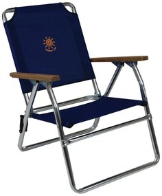 Καρέκλα παραλίας Summer Club ψηλή-Μπλε Σκούρο