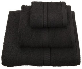 Πετσέτα Classic Μαύρη Viopros Λαβέτα 30x30cm 100% Cotton