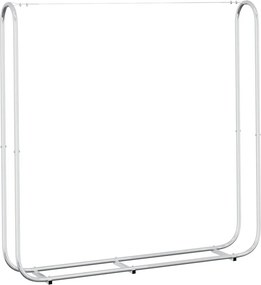 vidaXL Ράφι Καυσόξυλων 150x25x150 εκ. Γαλβανιζέ Ατσάλι