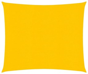 vidaXL Πανί Σκίασης Τετράγωνο Κίτρινο 4x4 μ. από HDPE 160 γρ./μ²
