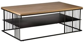 Τραπεζάκι Σαλονιού Καφέ Δύο Επίπεδα 100cm Tozawa 424051 Eglo 424051
