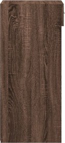 vidaXL Μπουφές Καφέ Δρυς 45x42,5x93 εκ. από Επεξεργασμένο Ξύλο