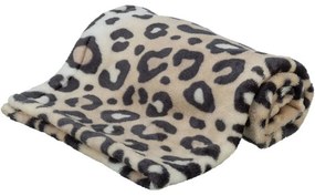 Κουβέρτα για κατοικίδια Trixie Leo Κρεμ πολυεστέρας 70 x 50 cm