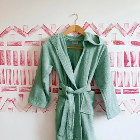 Μπουρνούζι Melinen Liberty Dark Aqua Πράσινο Χ-LARGE