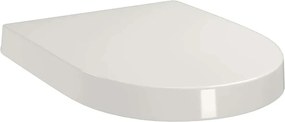 vidaXL Κάλυμμα Λεκάνης με Soft Close &amp; Quick Release Τετράγωνο Λευκό