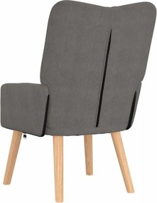 vidaXL Πολυθρόνα Ανοιχτό γκρι 63 x 67 x 94 εκ. ύφασμα