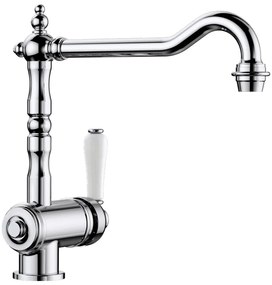 Blanco Tradon Chrome Μπαταρία Κουζίνας με Περιστρεφόμενο Ρουξούνι